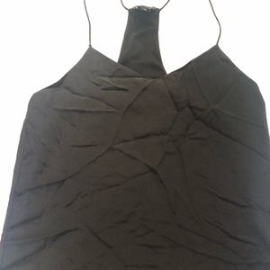 Club Monaco Black Silk Tank
